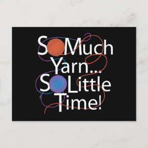 Zo veel Yarn Briefkaart