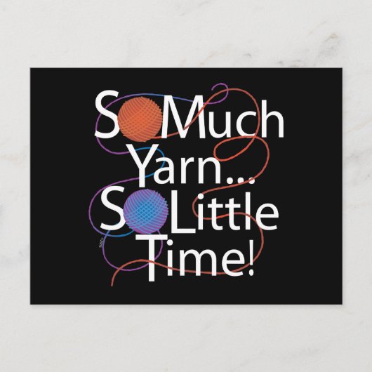 Zo veel Yarn Briefkaart (Voorkant)