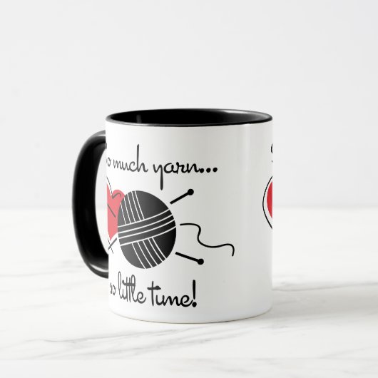 Zo veel Yarn Mok (Voorkant links)