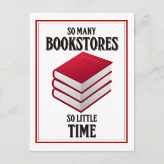 Zo Vele Boekhandels, zo Weinig Tijd Briefkaart