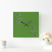 Zo vele dingen zo weinig Klok van de tijdMuur (Huis)