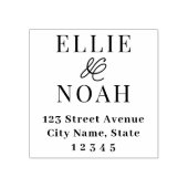 Zo verliefd op elegante bruiloft rubber hout stemp rubberstempel (Afrduk)