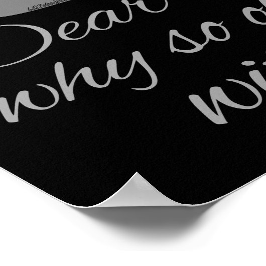 ZO VEROORZAAKT MET MIJ? POSTER (Hoek)