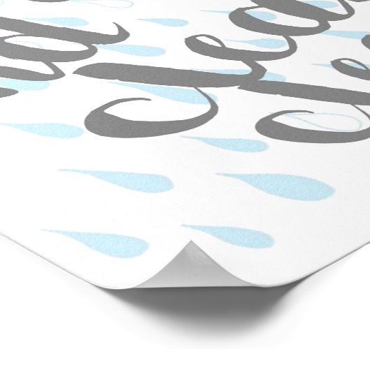 'Zo vers en zo schoon' 8x10 afdrukken Poster (Hoek)