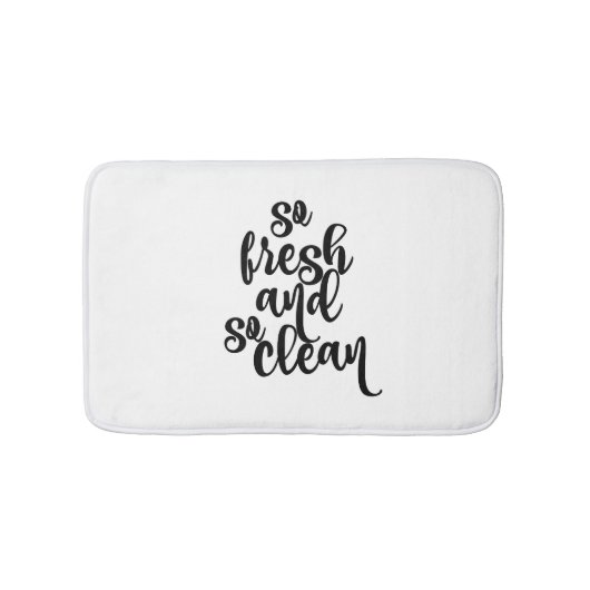 Zo vers en zo schoon Bathmat Badmat (Voorkant)