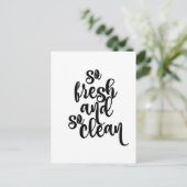 Zo vers en zo schoon briefkaart (Staand voorkant)
