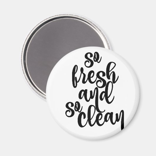 Zo vers en zo schoon magneet (Voorkant / Achterkant)