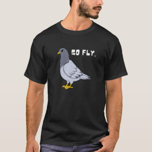Zo Vliegende Duif Racing Vogels Kijkende Duif   T-shirt