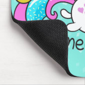 Zo vloeiend meowgical Cute Unicorn kat glitter Muismat (Hoek)