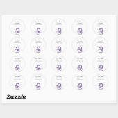 Zo voel ik me.... ronde sticker (Vel)