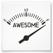 Zo vol van Geweldige kooi Foto Afdruk (Voorkant)