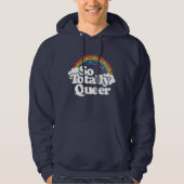 Zo volledig kweer - Pride regenboog - LGBTQ Hoodie (Voorkant)