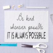 Zo vriendelijk mogelijk tissuepapier (Craft)