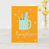 Zo vriendelijk voor u Admin Professional Day Kaart (Gele Bloem)