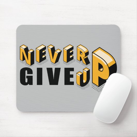 Zo waar, geef nooit op, 3-dimensionaal muismat (Met muis)
