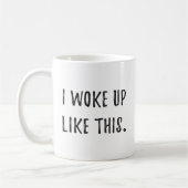 Zo wakker worden koffiemok (Links)