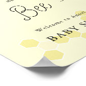 Zo weet u hoe u Baby shower kunt ontvangen Welkoms Poster (Hoek)