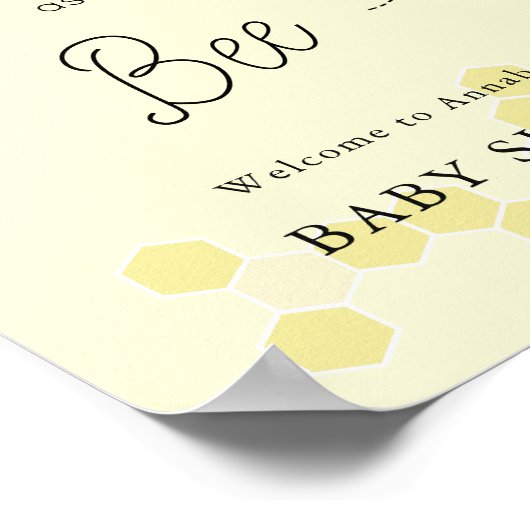 Zo weet u hoe u Baby shower kunt ontvangen Welkoms Poster (Hoek)