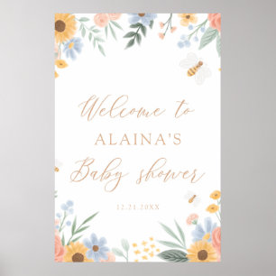 Zo weet u hoe u Baby shower kunt ontvangen Welkoms Poster