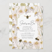 Zo weet u ook hoe het Baby shower "Bee Chamomile P Kaart (Voorkant / Achterkant)