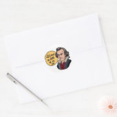 Zo weinig als we kunnen - Shakespeare een beledigi Ronde Sticker (Envelop)