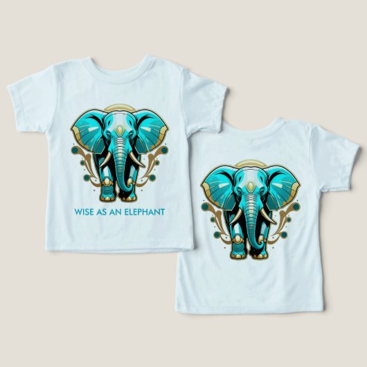 Zo wijs als een olifant (Ontwerp Voorkant & Achterkant)