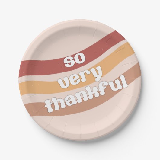 Zo zeer dankbare papieren Borden Bordje (Voorkant)