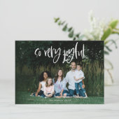 Zo zeer Joyful Holiday-fotokaart Feestdagenkaart (Staand voorkant)