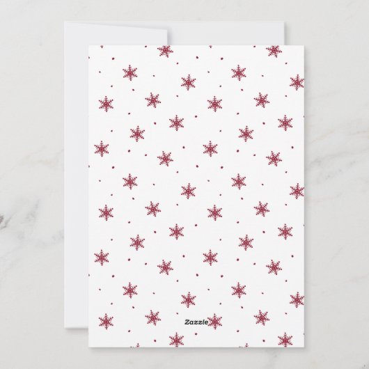 Zo zeer Merry Cranberry Arch Lijst Photo Feestdagenkaart (Achterkant)