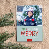 Zo zeer Merry Magnetic Holiday-fotokaart