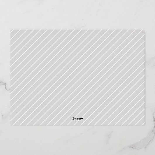 Zo zeer Merry Modern Script Foto Kerstmis Folie Feestdagenkaart (Achterkant)