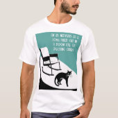 Zo zenuwachtig als een lange staart kat t-shirt (Voorkant)
