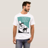 Zo zenuwachtig als een lange staart kat t-shirt (Voorkant volledig)