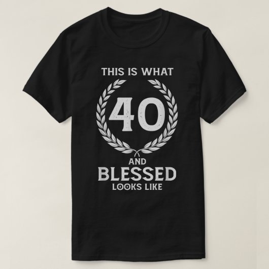 Zo zien 40 en gezegend eruit als 1982 40th b t-shirt (Design voorkant)