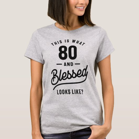 Zo zien 80 en geblesseerd eruit? t-shirt (Voorkant)