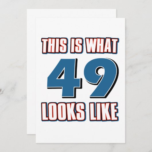 Zo ziet 49 jaar eruit (Voorkant / Achterkant)