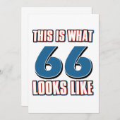 Zo ziet 66 jaar eruit (Voorkant / Achterkant)