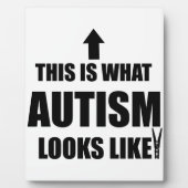 Zo ziet autisme eruit! fotoplaat (Voorkant)
