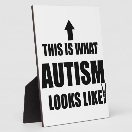 Zo ziet autisme eruit! fotoplaat (Zijkant)