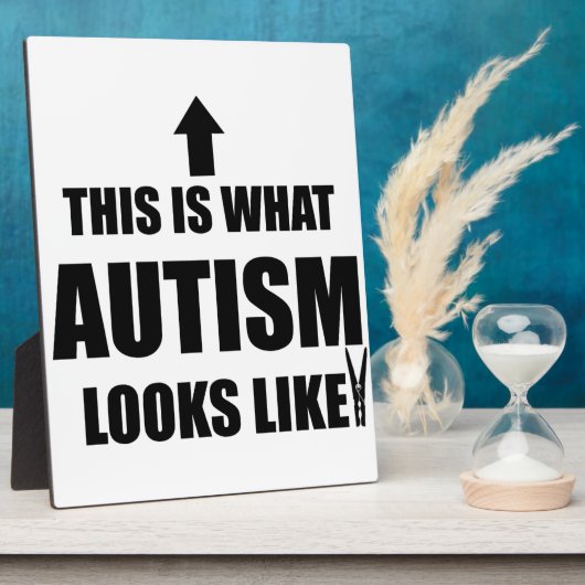 Zo ziet autisme eruit! fotoplaat (Zijkant)