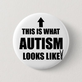 Zo ziet autisme eruit! ronde button 5,7 cm