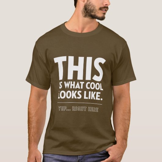 Zo ziet Cool er zo uit T-shirt (Voorkant)