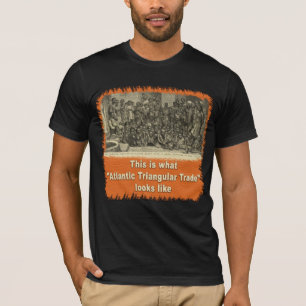 Zo ziet de Atlantische driehoekshandel eruit T-shirt
