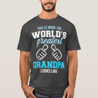 Zo ziet de grootste opa eruit op de wereld t-shirt