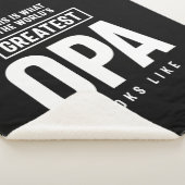 Zo ziet de grootste opa ter wereld eruit sherpa deken (3/4)