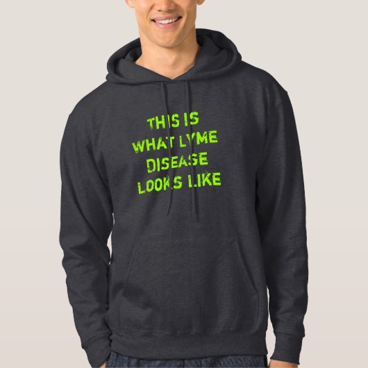 Zo ziet de ziekte van Lyme eruit Hoodie (Voorkant)