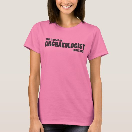 "Zo ziet een archeoloog er uit" tank (Voorkant)