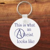 Zo ziet een atheïst eruit! sleutelhanger (Voorkant)