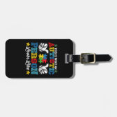 Zo ziet een autistisch persoon eruit bagagelabel (Voorkant horizontaal)