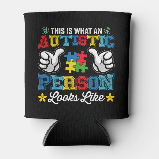 Zo ziet een autistisch persoon eruit blikjeskoeler (Voorkant)